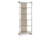 Axiom Brushed Silver/Linear Grey Etagere - Ornate Home