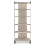 Axiom Brushed Silver/Linear Grey Etagere - Ornate Home