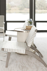 Axiom Brushed Silver/Linear Grey/Linear White Side Table - Ornate Home