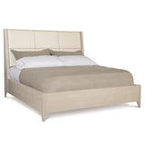 Axiom Linear Grey King Panel Bed - Ornate Home