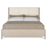 Axiom Linear Grey King Panel Bed - Ornate Home
