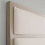 Axiom Linear Grey King Panel Bed - Ornate Home