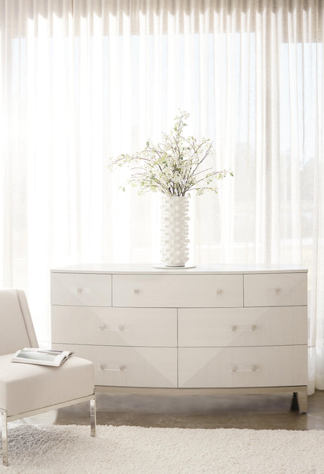 Axiom Linear Grey/Linear White Dresser - Ornate Home