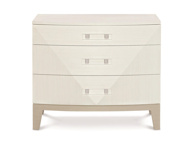 Axiom Linear Grey/Linear White Nightstand (34" W) - Ornate Home
