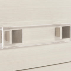 Axiom Linear Grey/Linear White Nightstand (34" W) - Ornate Home