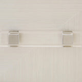 Axiom Linear Grey/Linear White Nightstand (34" W) - Ornate Home