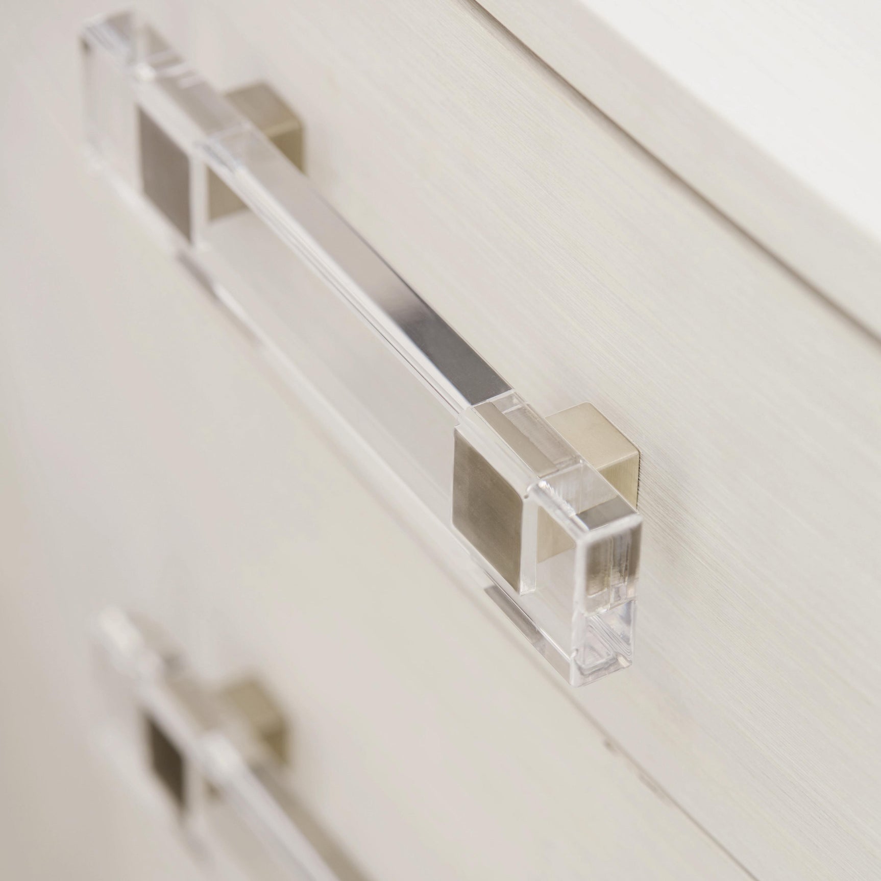 Axiom Linear Grey/Linear White Nightstand (34" W) - Ornate Home