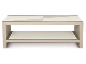 Axiom Linear Grey/Linear White Rectangular Cocktail Table - Ornate Home