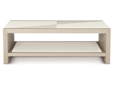 Axiom Linear Grey/Linear White Rectangular Cocktail Table - Ornate Home