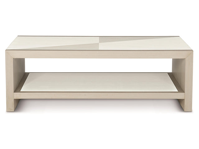 Axiom Linear Grey/Linear White Rectangular Cocktail Table - Ornate Home