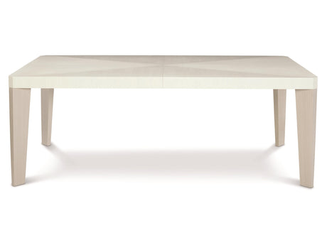 Axiom Linear Grey/Linear White Rectangular Dining Table - Ornate Home