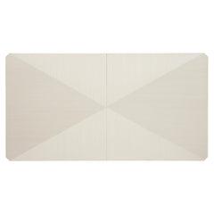 Axiom Linear Grey/Linear White Rectangular Dining Table - Ornate Home