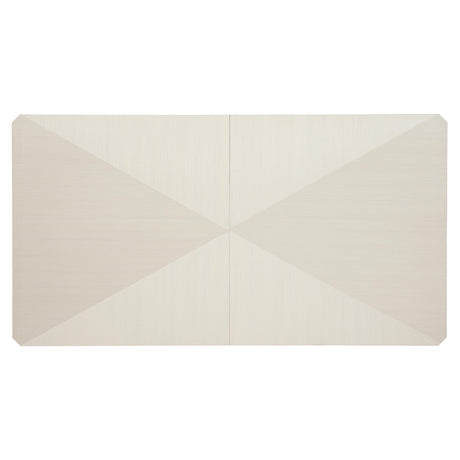 Axiom Linear Grey/Linear White Rectangular Dining Table - Ornate Home