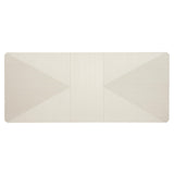 Axiom Linear Grey/Linear White Rectangular Dining Table - Ornate Home