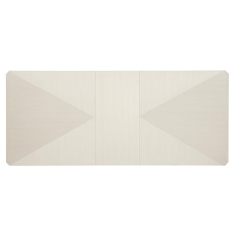 Axiom Linear Grey/Linear White Rectangular Dining Table - Ornate Home