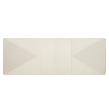 Axiom Linear Grey/Linear White Rectangular Dining Table - Ornate Home