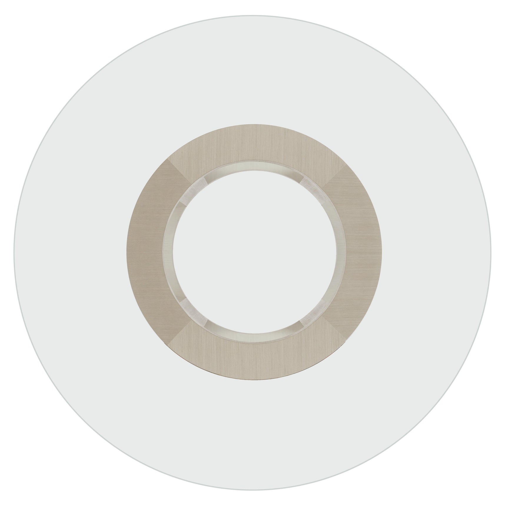 Axiom Linear Grey/Linear White Round 54" Dining Table - Ornate Home