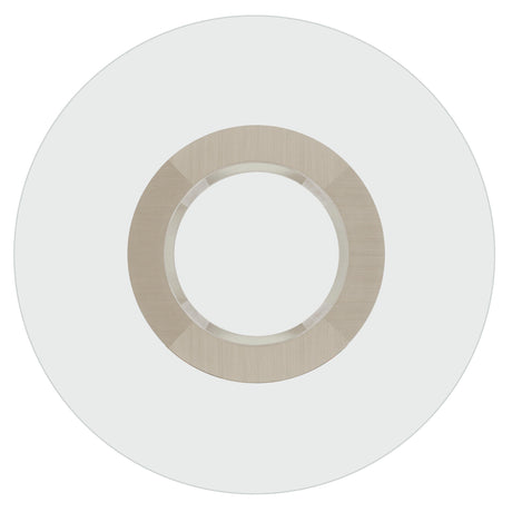 Axiom Linear Grey/Linear White Round 54" Dining Table - Ornate Home