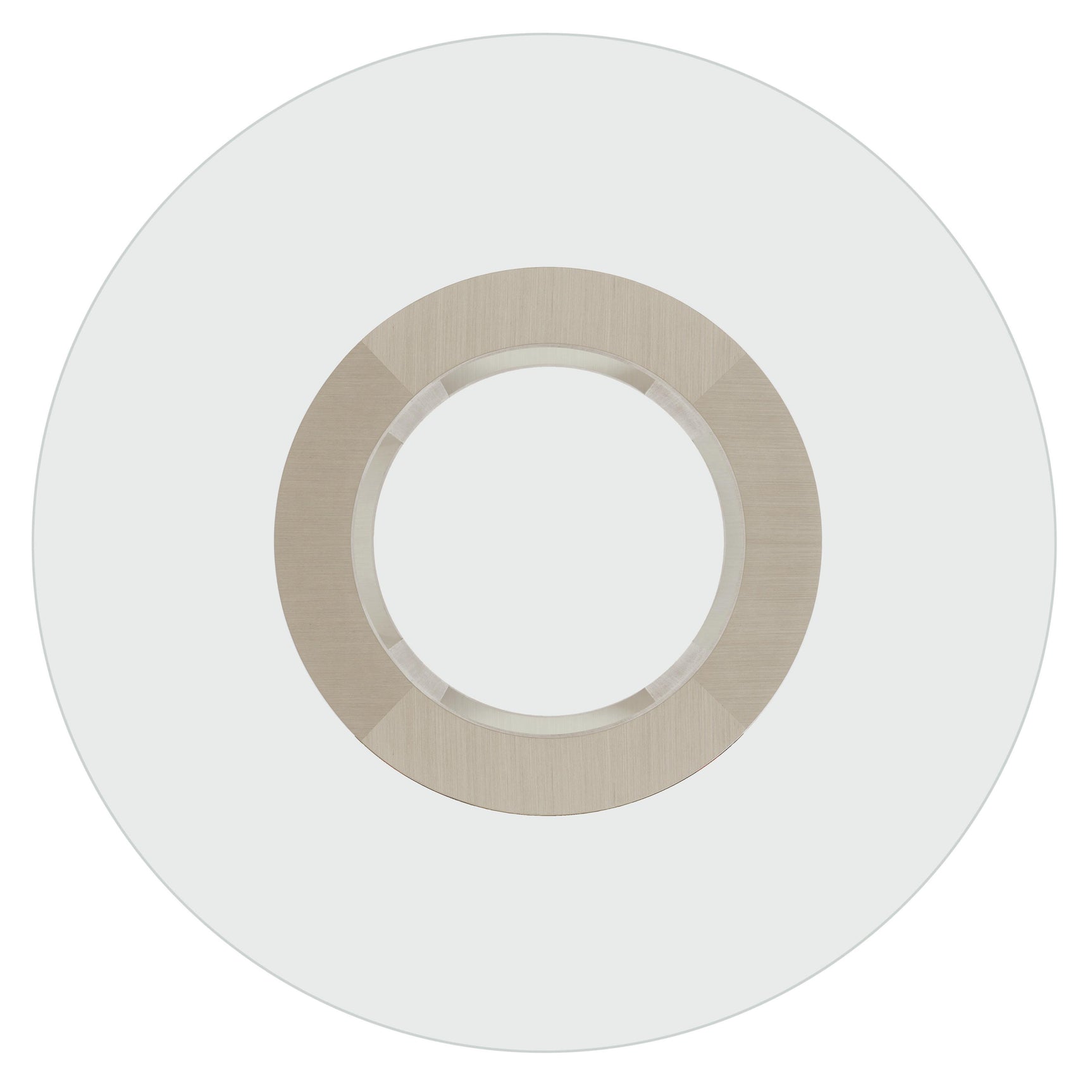 Axiom Linear Grey/Linear White Round 60" Dining Table - Ornate Home