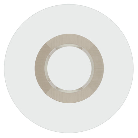 Axiom Linear Grey/Linear White Round 60" Dining Table - Ornate Home