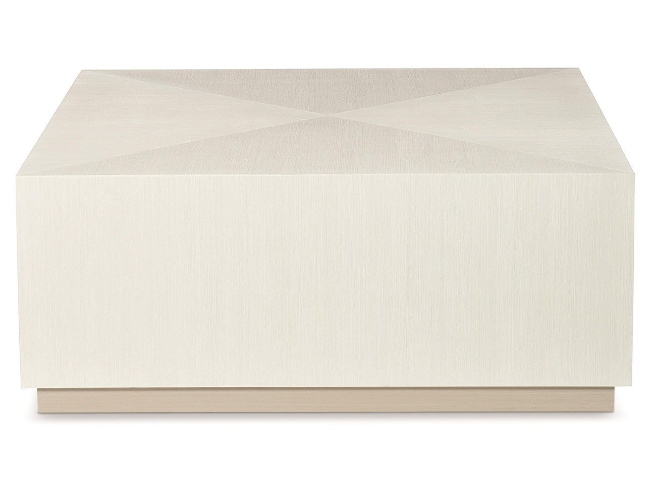 Axiom Linear Grey/Linear White Square Cocktail Table - Ornate Home