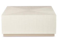 Axiom Linear Grey/Linear White Square Cocktail Table - Ornate Home