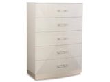 Axiom Linear Grey/Linear White Tall Drawer Chest - Ornate Home