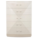 Axiom Linear Grey/Linear White Tall Drawer Chest - Ornate Home