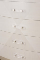 Axiom Linear Grey/Linear White Tall Drawer Chest - Ornate Home