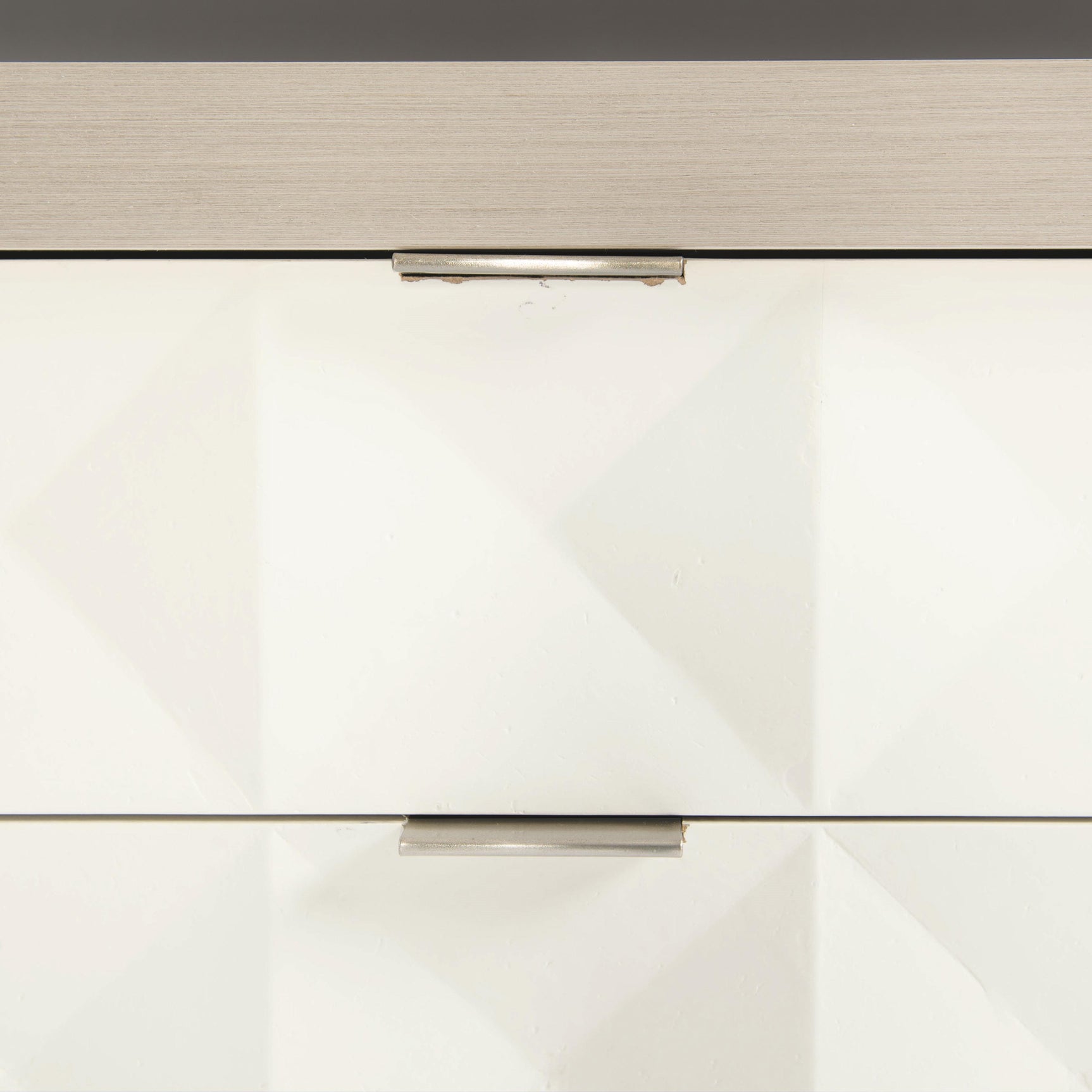 Axiom Linear Grey/Linear White/White Linen Dresser - Ornate Home