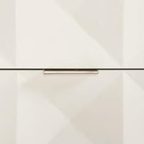 Axiom Linear Grey/Linear White/White Linen Dresser - Ornate Home