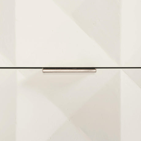 Axiom Linear Grey/Linear White/White Linen Dresser - Ornate Home