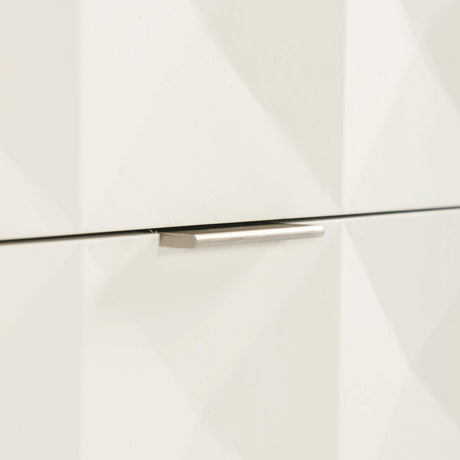 Axiom Linear Grey/Linear White/White Linen Dresser - Ornate Home