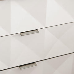 Axiom Linear Grey/Linear White/White Linen Dresser - Ornate Home