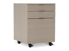 Axiom Linear Grey Three Drawer File Cabinet - Ornate Home