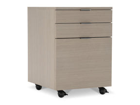 Axiom Linear Grey Three Drawer File Cabinet - Ornate Home