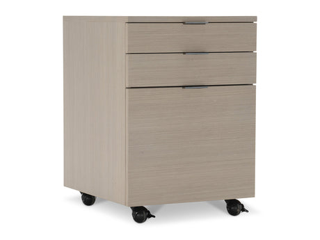 Axiom Linear Grey Three Drawer File Cabinet - Ornate Home