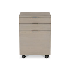 Axiom Linear Grey Three Drawer File Cabinet - Ornate Home
