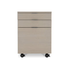 Axiom Linear Grey Three Drawer File Cabinet - Ornate Home