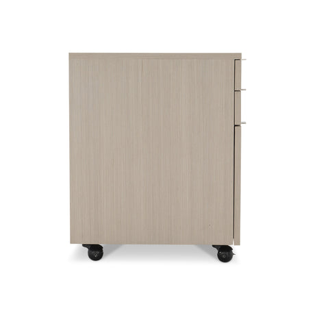 Axiom Linear Grey Three Drawer File Cabinet - Ornate Home