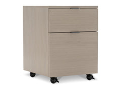 Axiom Linear Grey Two Drawer File Cabinet - Ornate Home