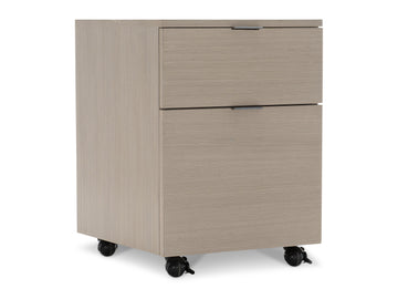 Axiom Linear Grey Two Drawer File Cabinet - Ornate Home