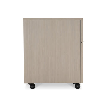 Axiom Linear Grey Two Drawer File Cabinet - Ornate Home