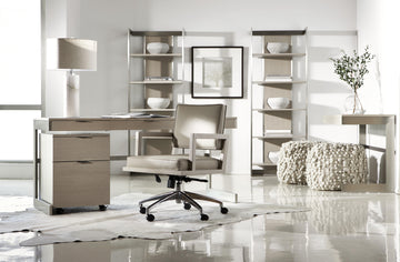 Axiom Linear Grey Two Drawer File Cabinet - Ornate Home