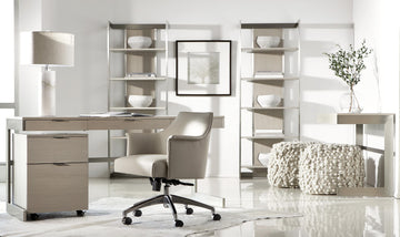 Axiom Linear Grey Two Drawer File Cabinet - Ornate Home