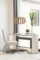 Axiom Linear GreyWhite/Cream Chair - Ornate Home