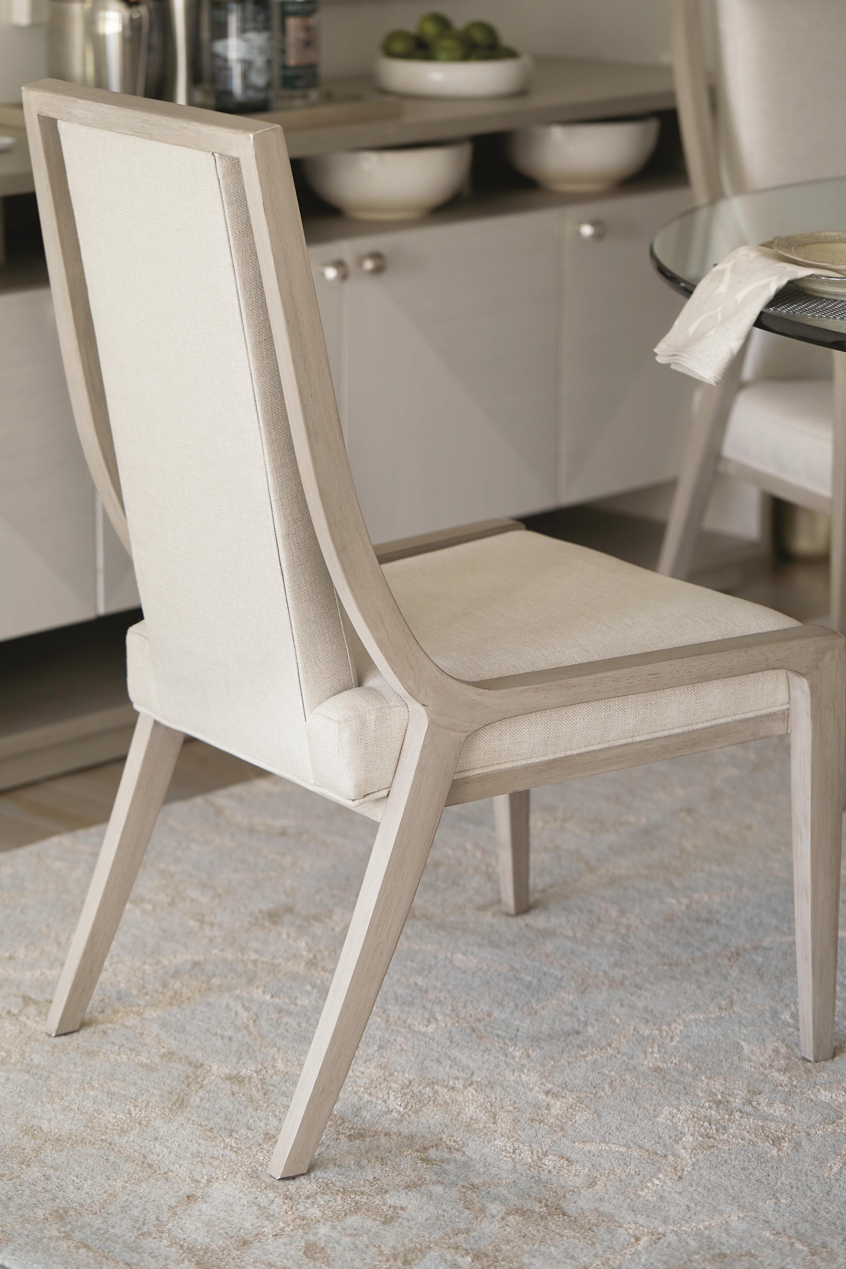 Axiom Linear GreyWhite/Cream Chair - Ornate Home