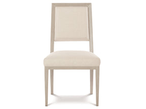 Axiom Linear GreyWhite/Cream Side Chair - Ornate Home