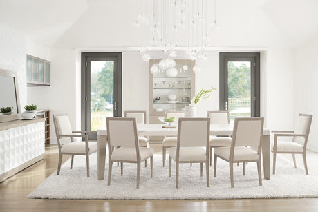 Axiom Linear GreyWhite/Cream Side Chair - Ornate Home