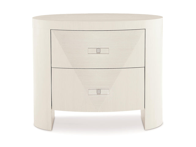 Axiom Linear White Nightstand - Ornate Home